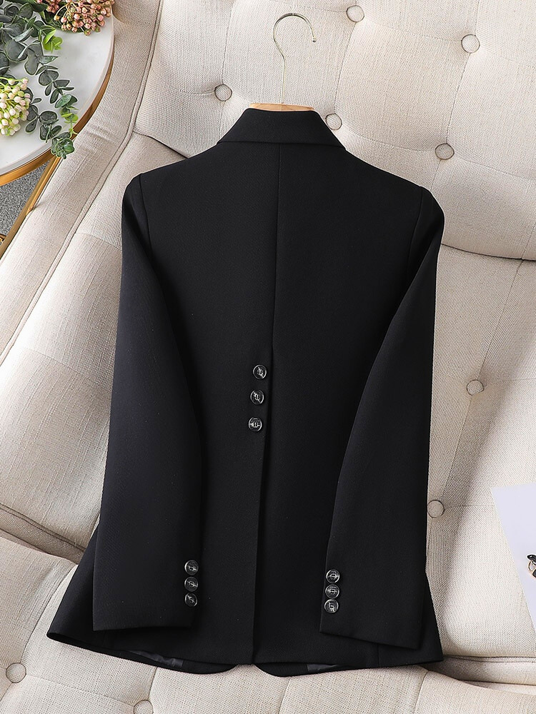 Blazer femme - Coupe ajustée - Simple boutonnage - Tenue de bureau et habillée sophistiquée