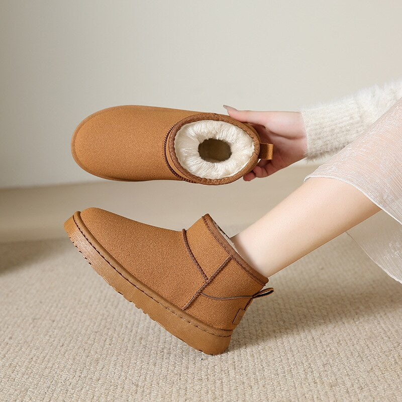 Auriane - Bottines Avec Fourrure