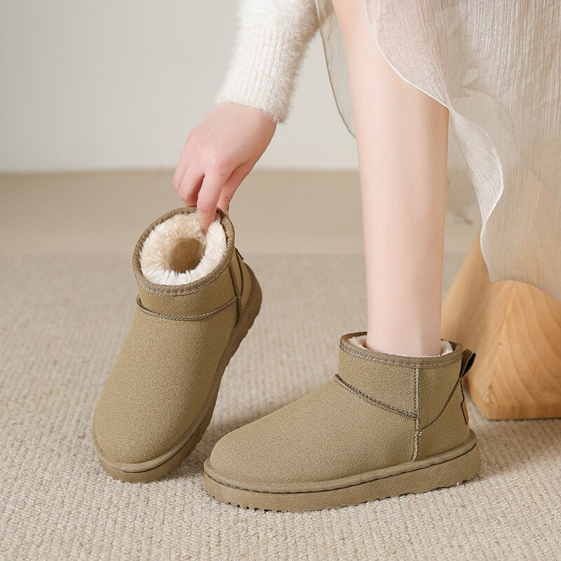 Auriane - Bottines Avec Fourrure
