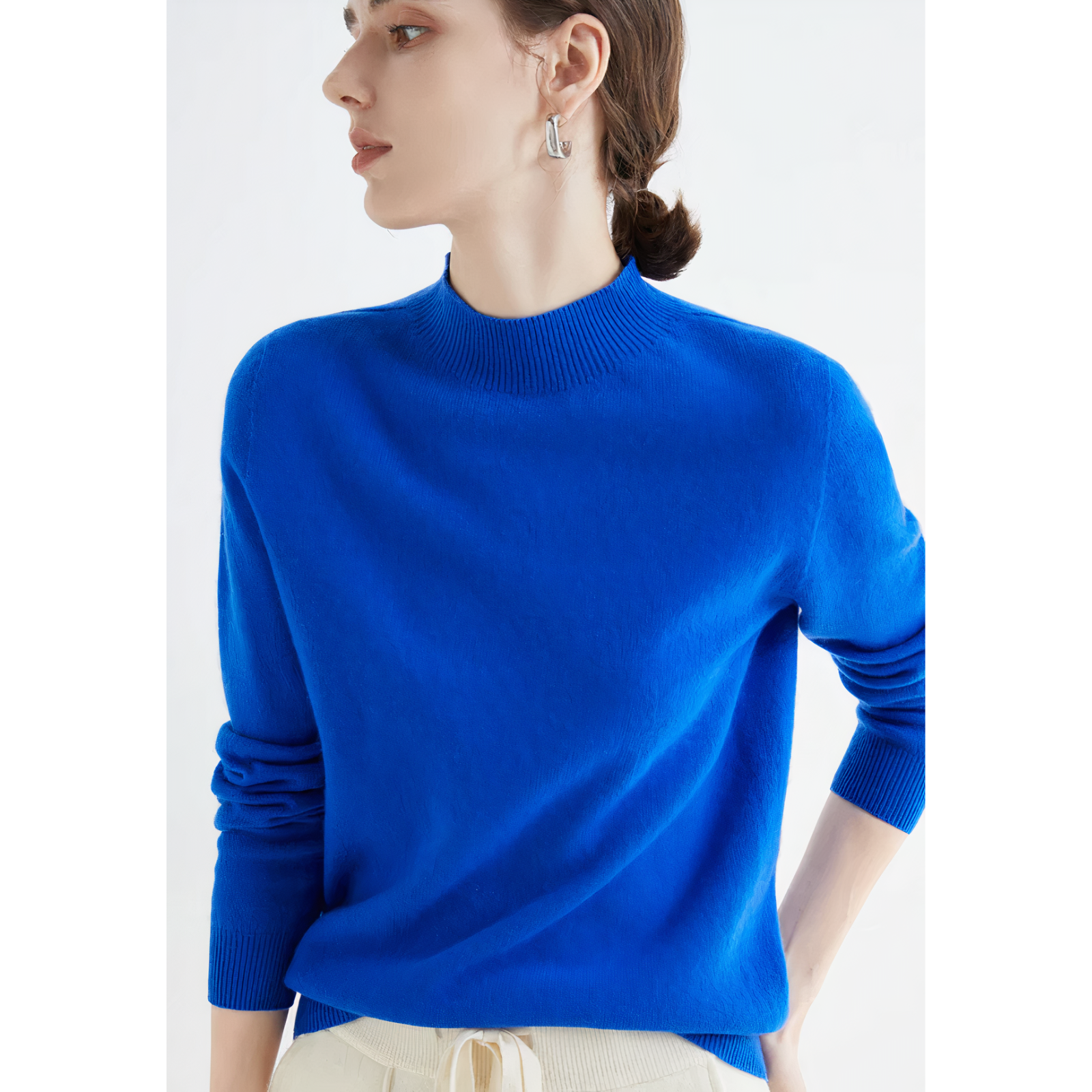 Cerise - Pull Tricoté En Cachemire