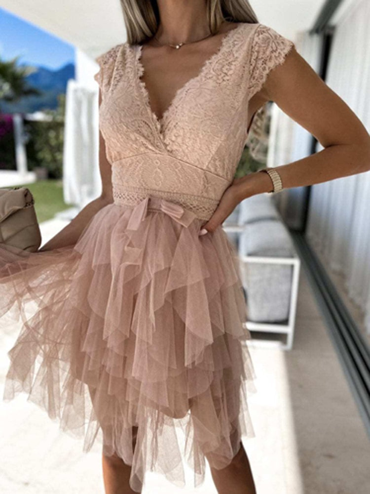 Une robe romantique et gaie