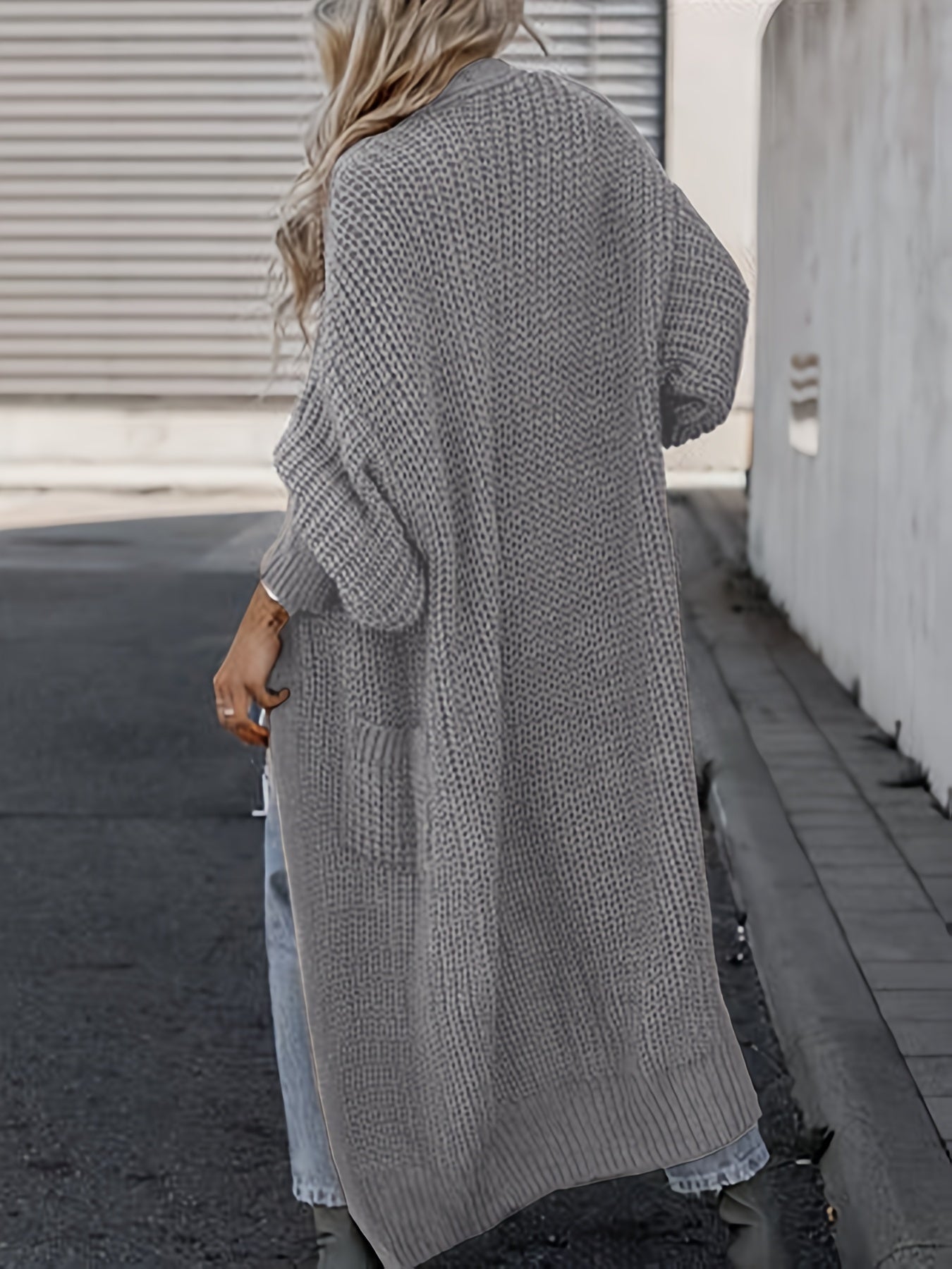 Cardigan en laine à maille décontractée pour femme | Idéal pour un usage quotidien