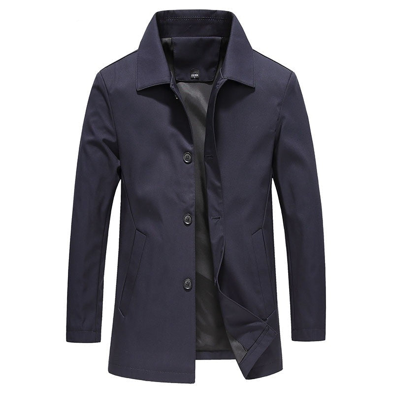 Vincent - Manteau long coupe-vent élégant pour homme