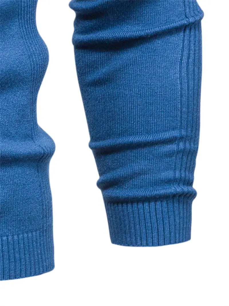 Pull à col roulé pour homme - Coupe slim - Maille douce - Manches longues Tenue décontractée chic
