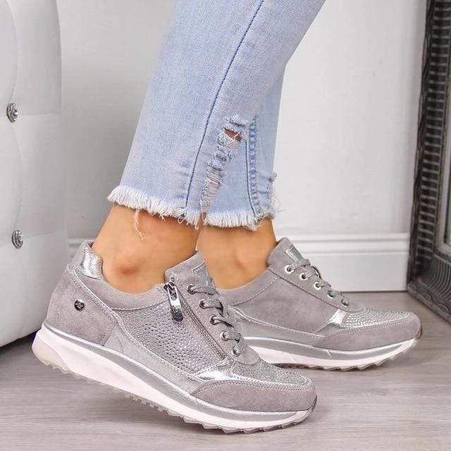 Chaussures orthopédiques décontractées pour femmes avec oignons - Confortables et offrant un bon maintien
