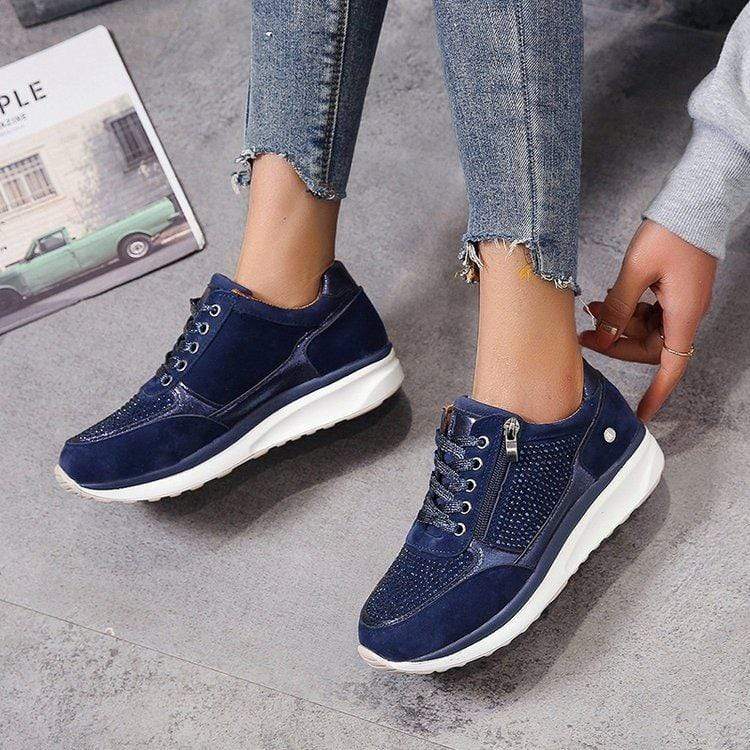 Chaussures orthopédiques décontractées pour femmes avec oignons - Confortables et offrant un bon maintien