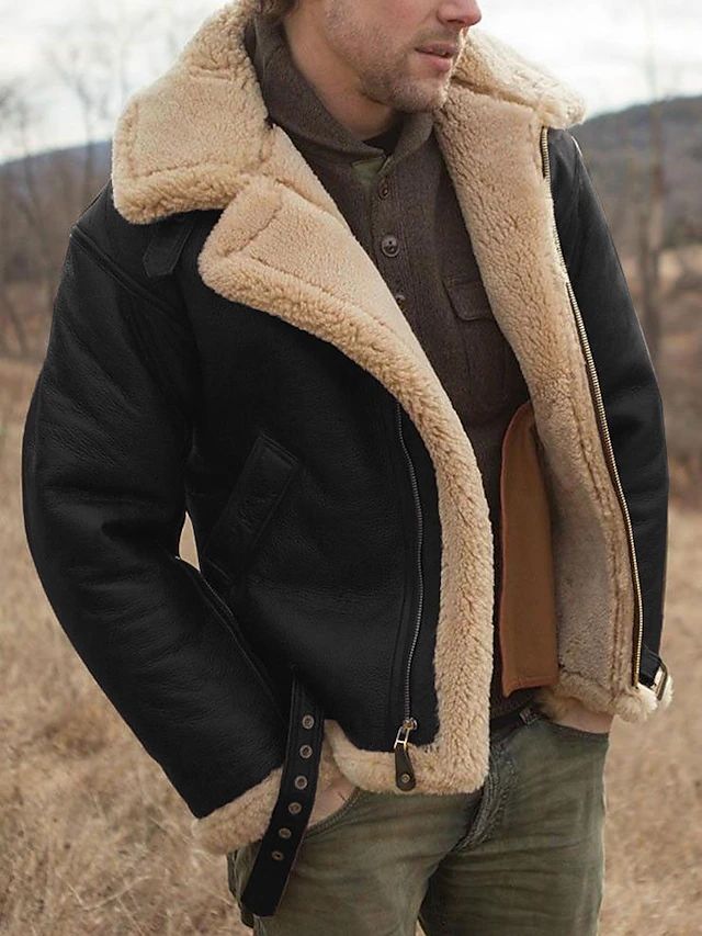 Jules - Veste Épaisse En Fourrure Polaire Pour Homme