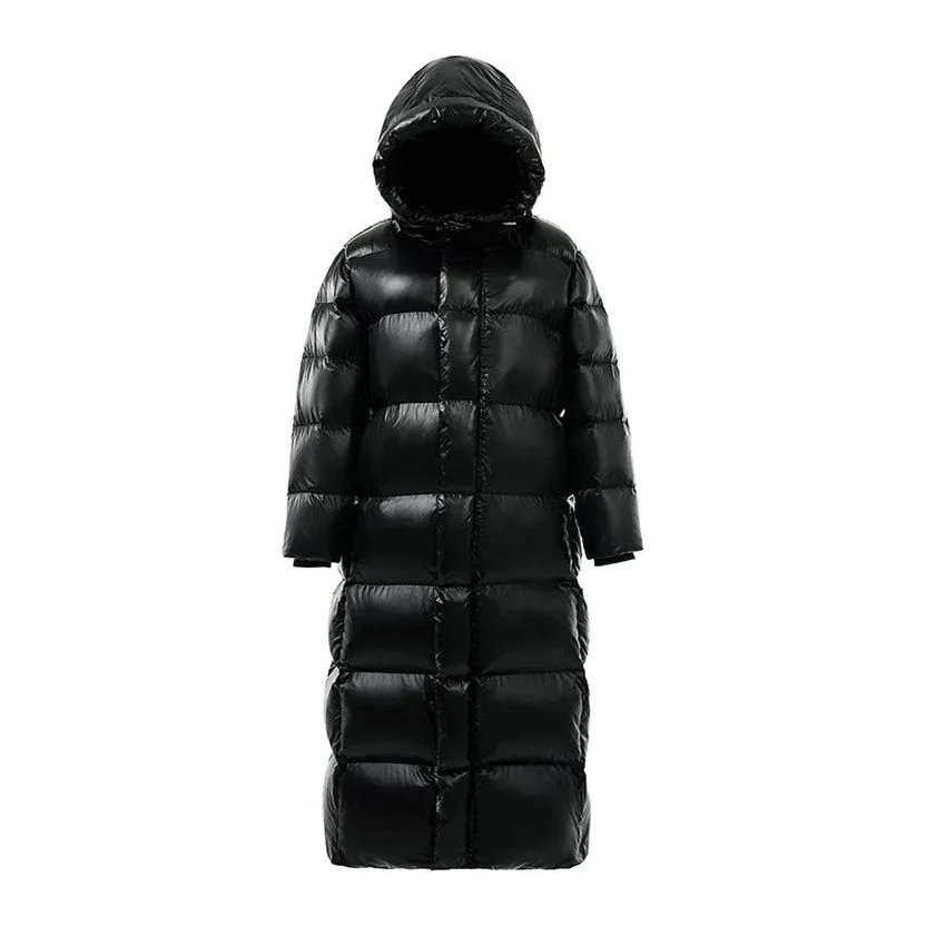 Veste longue matelassée élégante pour femme