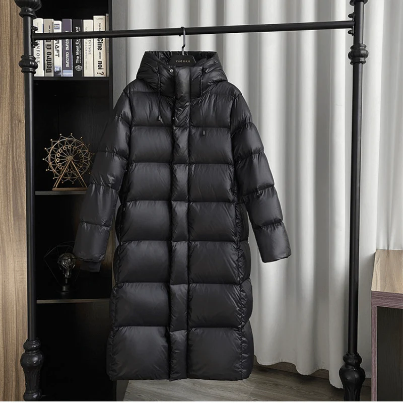 Veste longue matelassée élégante pour femme