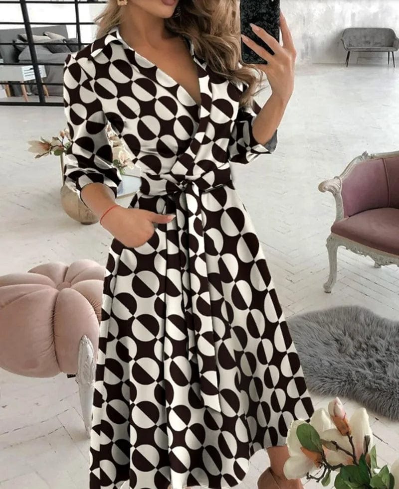 Lucy - Robe mi-longue élégante - pour Femme | Parfaite pour les occasions formelles