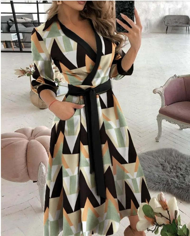 Lucy - Robe mi-longue élégante - pour Femme | Parfaite pour les occasions formelles