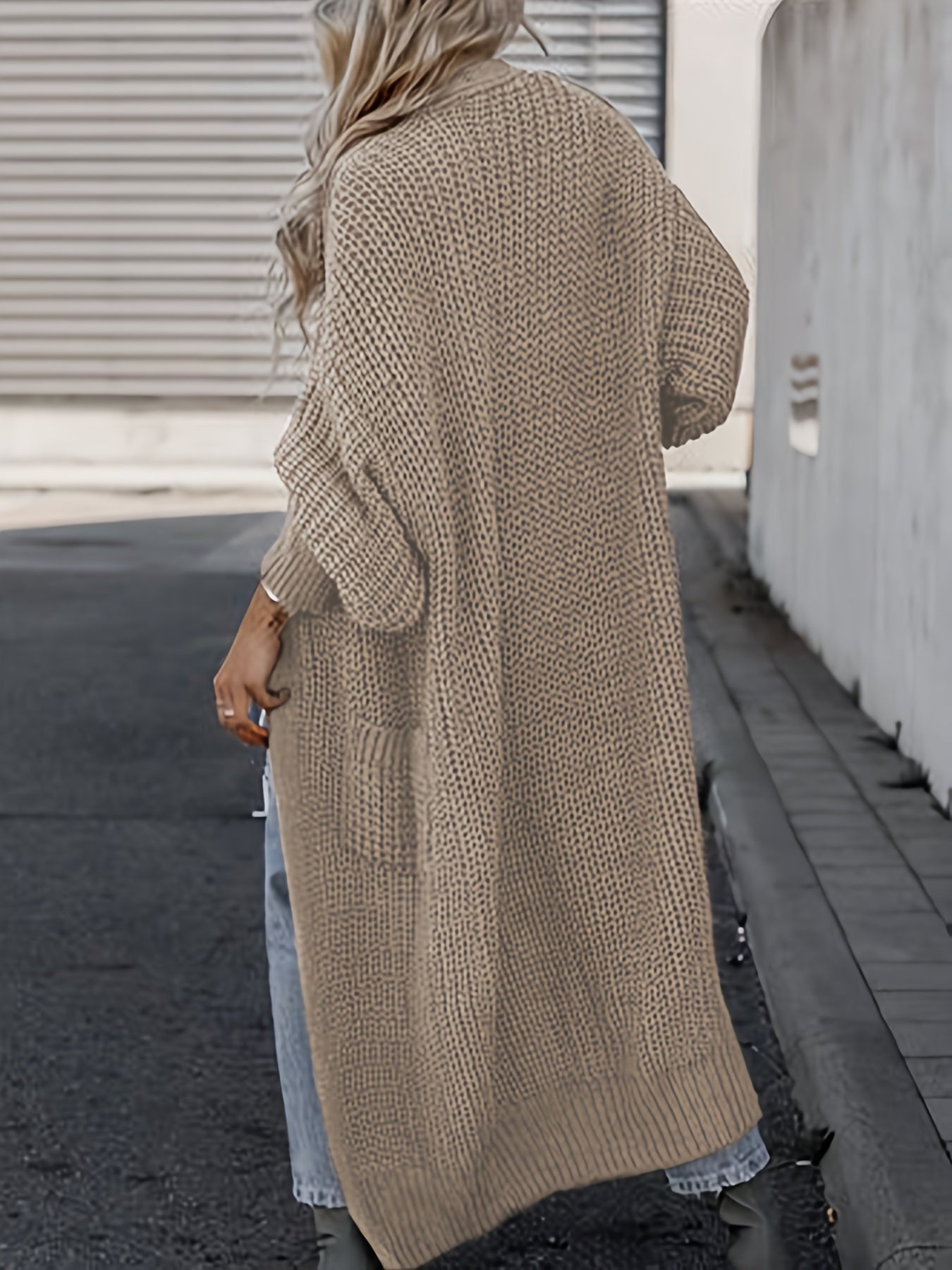 Cardigan en laine à maille décontractée pour femme | Idéal pour un usage quotidien