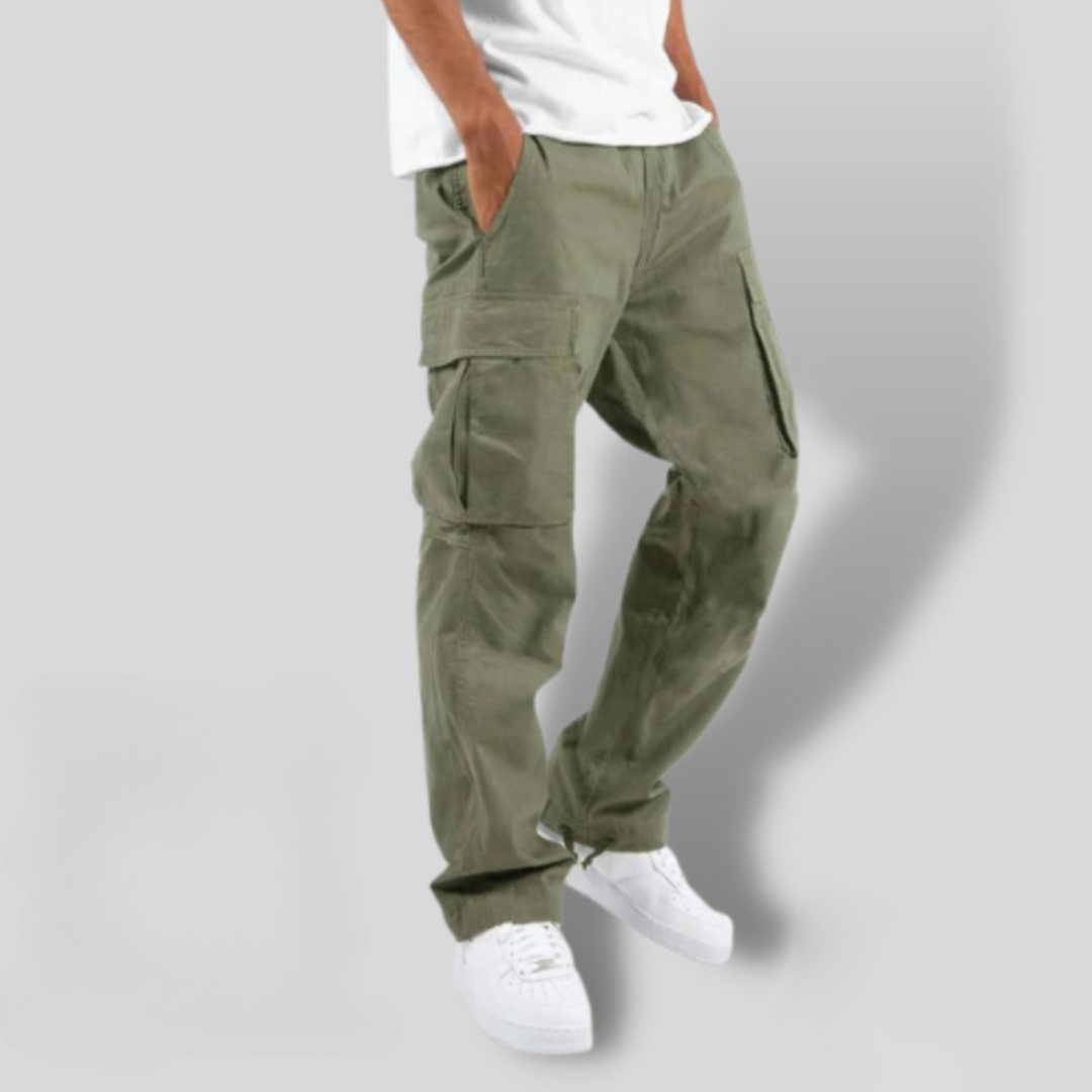 Pantalon cargo élastique polyvalent pour homme