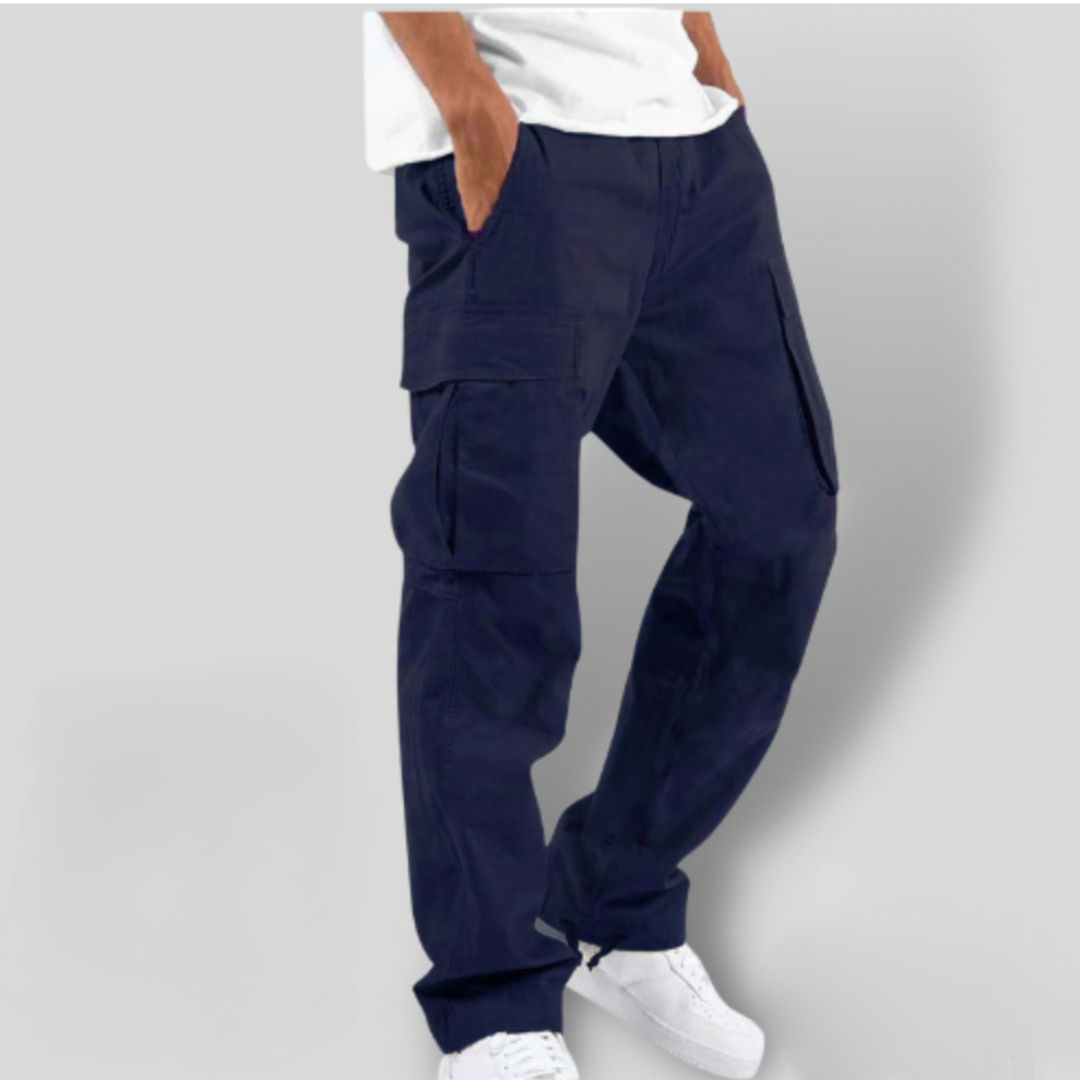 Pantalon cargo élastique polyvalent pour homme
