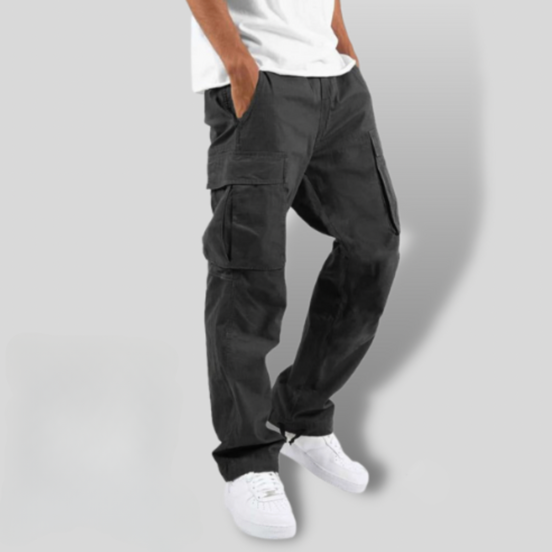 Pantalon cargo élastique polyvalent pour homme