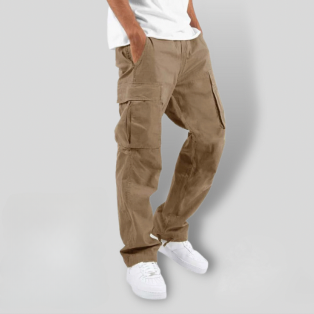Pantalon cargo élastique polyvalent pour homme