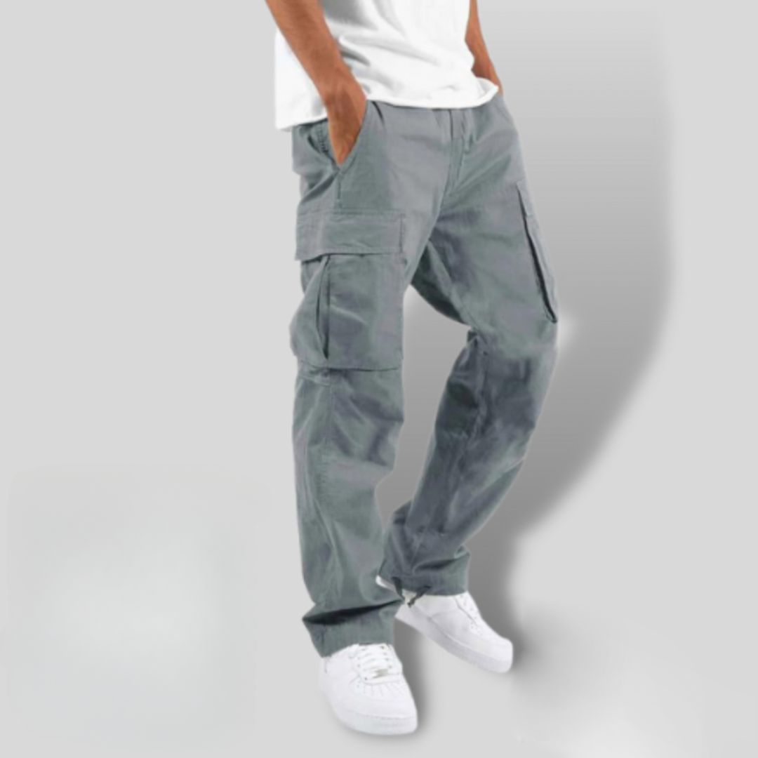 Pantalon cargo élastique polyvalent pour homme