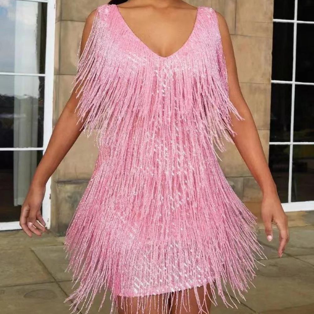 Estelle - Robe à paillettes pour femme