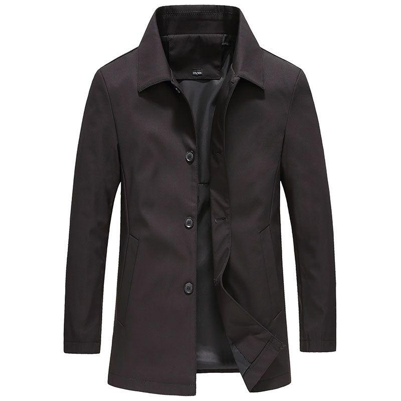 Vincent - Manteau long coupe-vent élégant pour homme