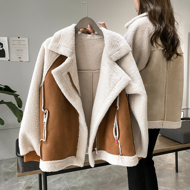 Vivienne - Manteau d'hiver en daim élégant et confortable pour femme