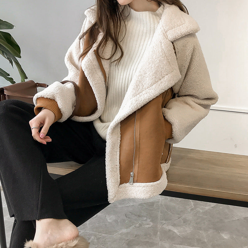 Vivienne - Manteau d'hiver en daim élégant et confortable pour femme