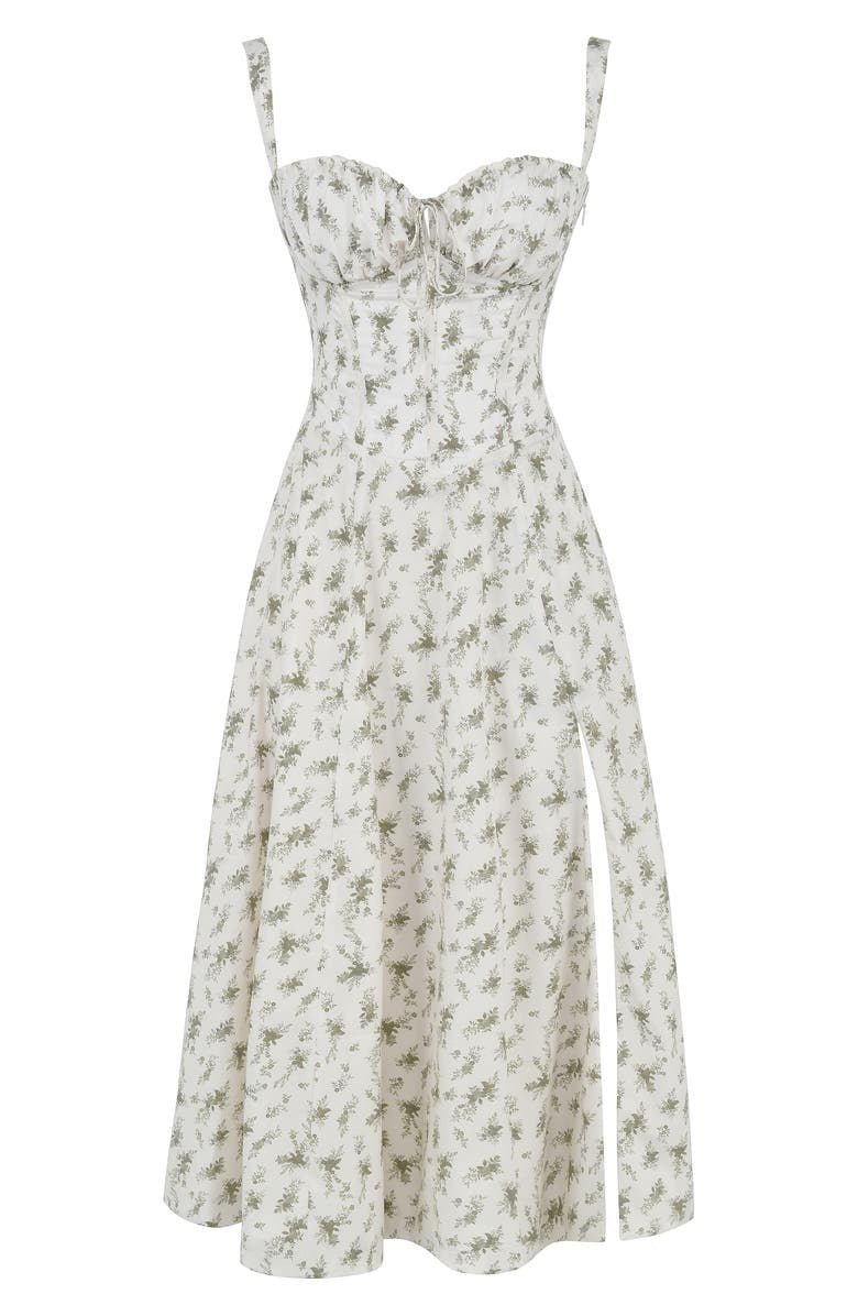 Robe mi-longue corset Kiana