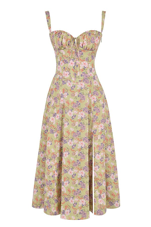 Robe mi-longue corset Kiana