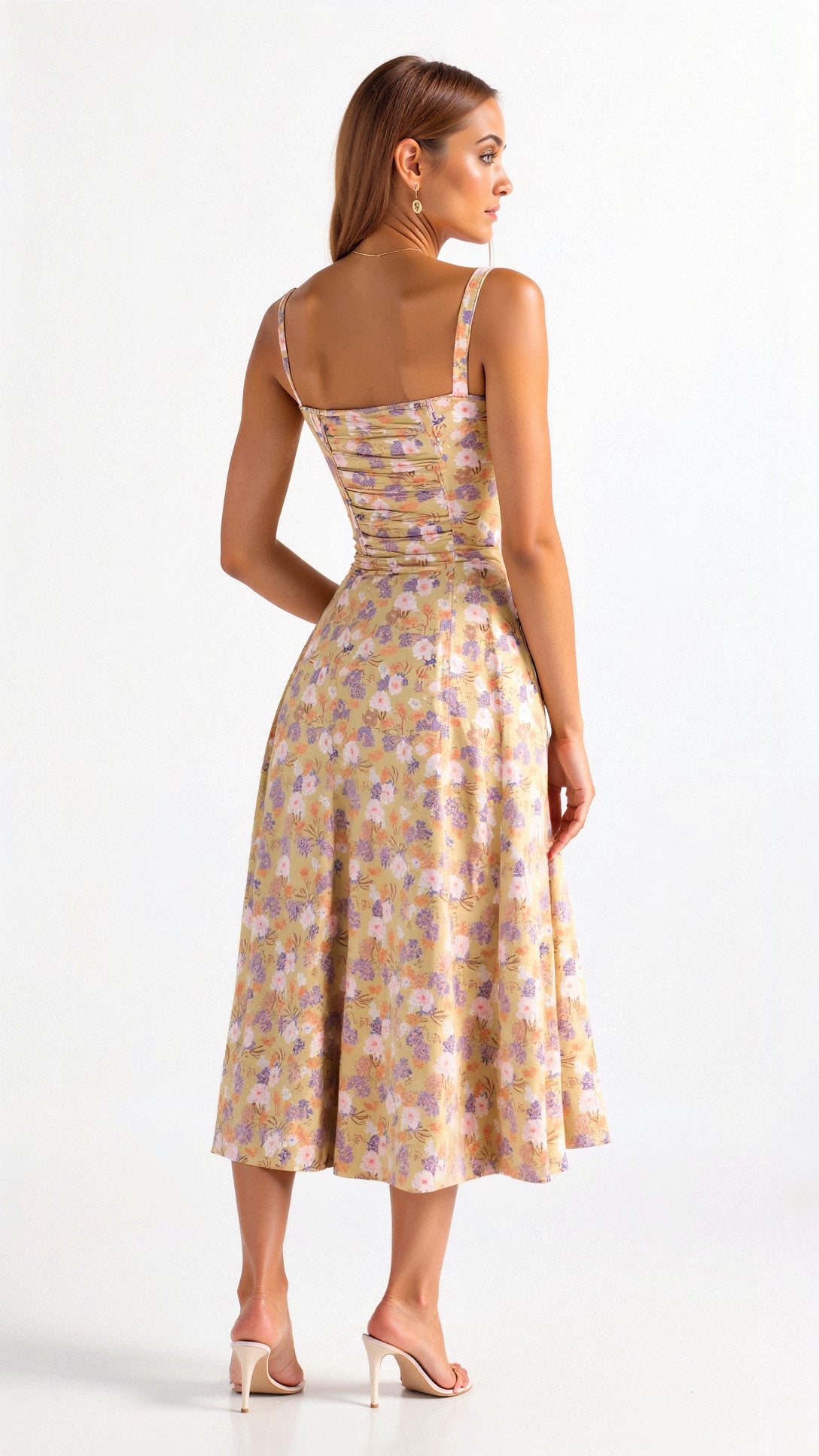 Robe mi-longue corset Kiana