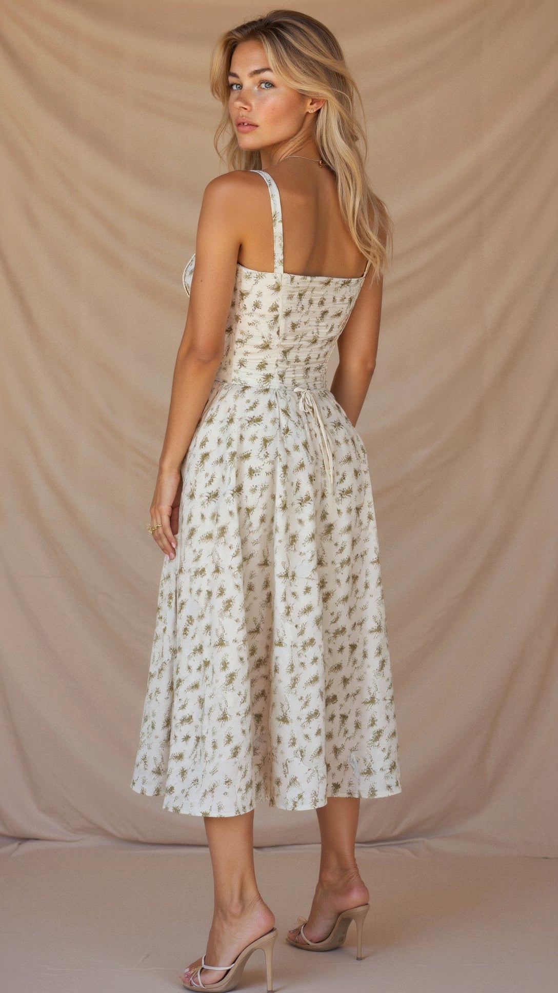Robe mi-longue corset Kiana