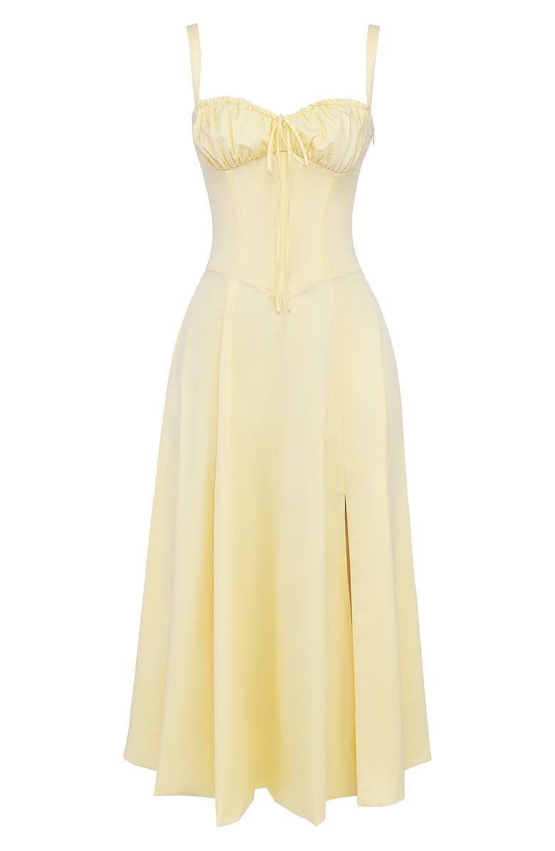 Robe mi-longue corset Kiana