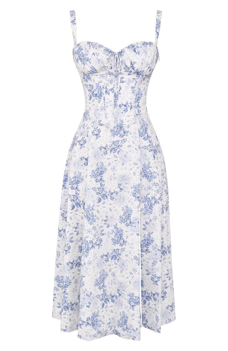 Robe mi-longue corset Kiana