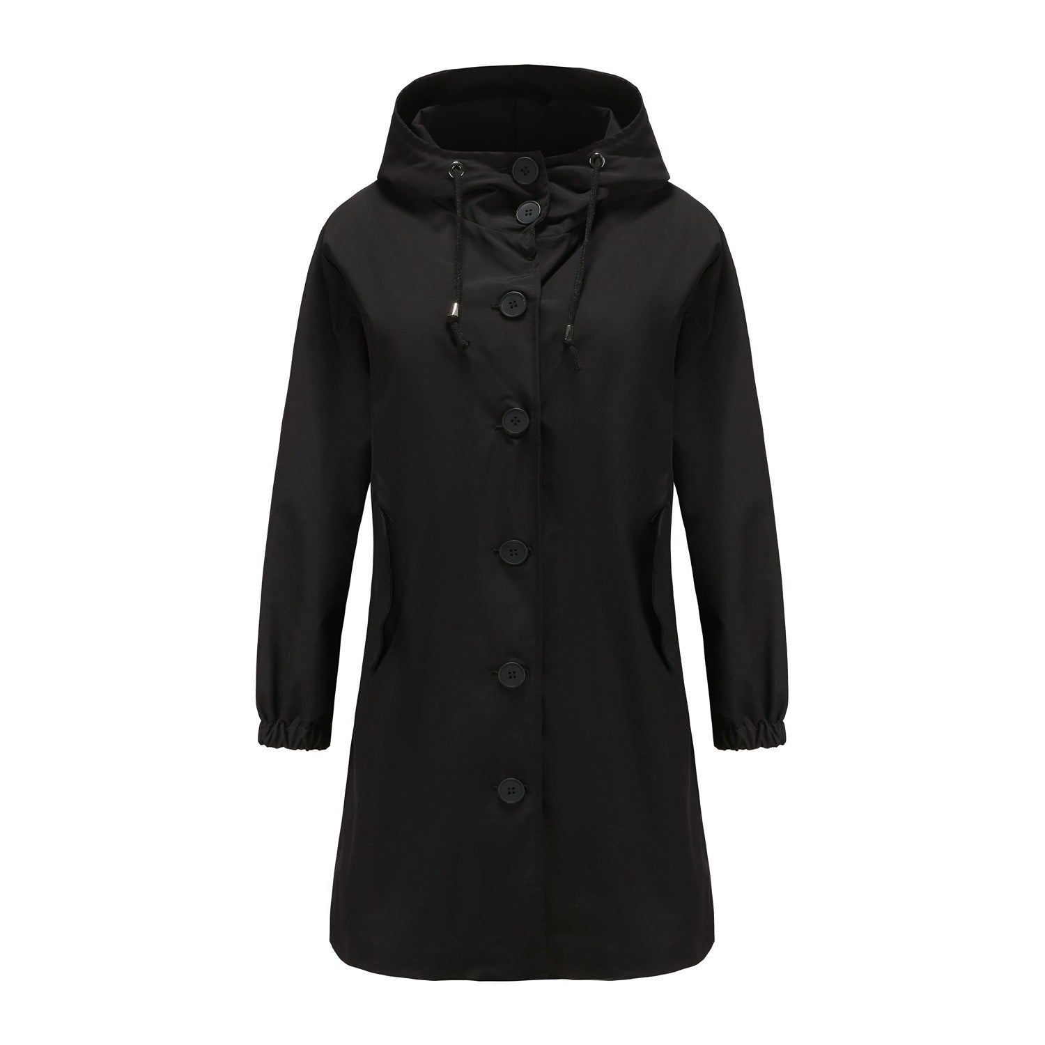 Veste de pluie imperméable décontractée pour femmes avec capuche | Parfaite pour les activités de plein air