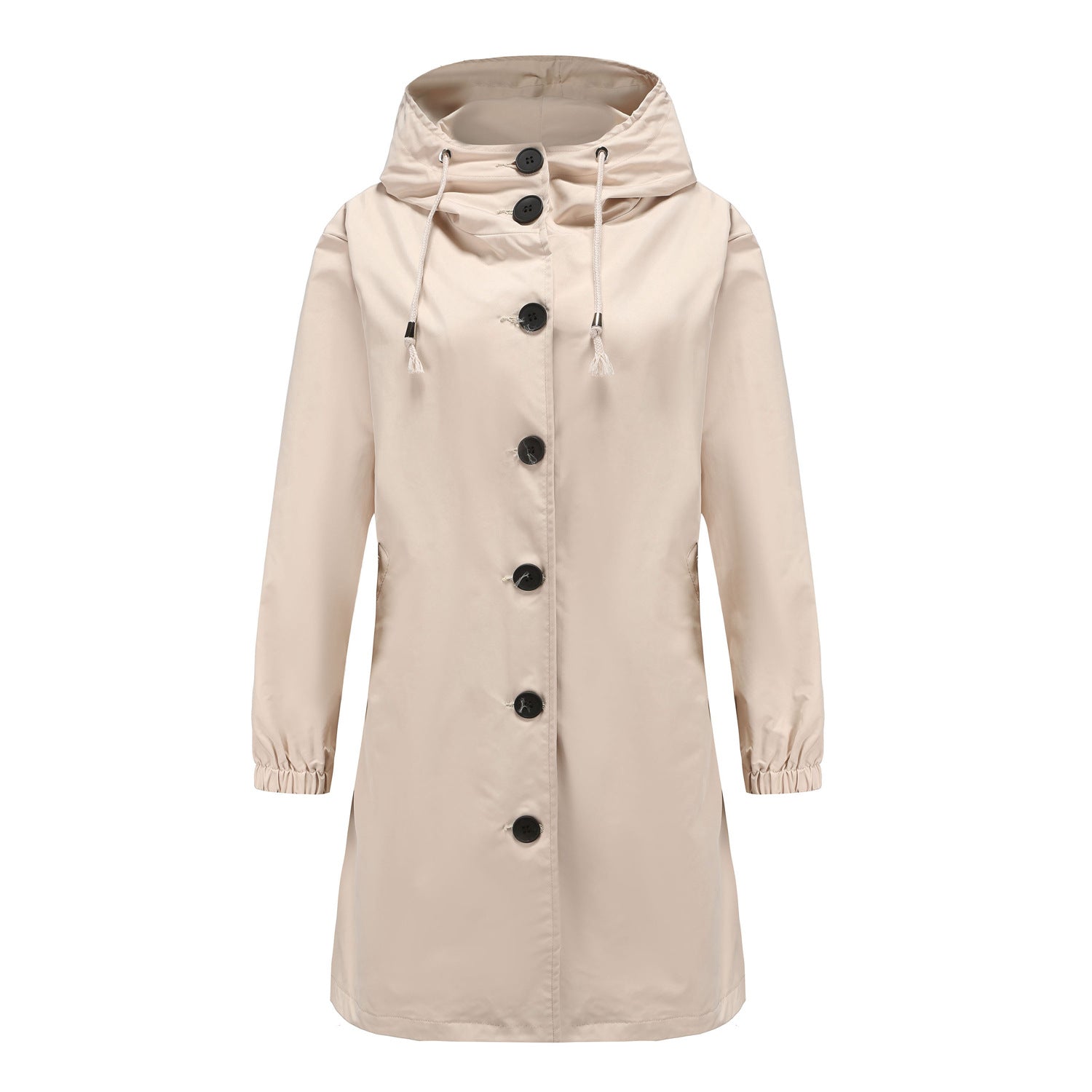 Veste de pluie imperméable décontractée pour femmes avec capuche | Parfaite pour les activités de plein air
