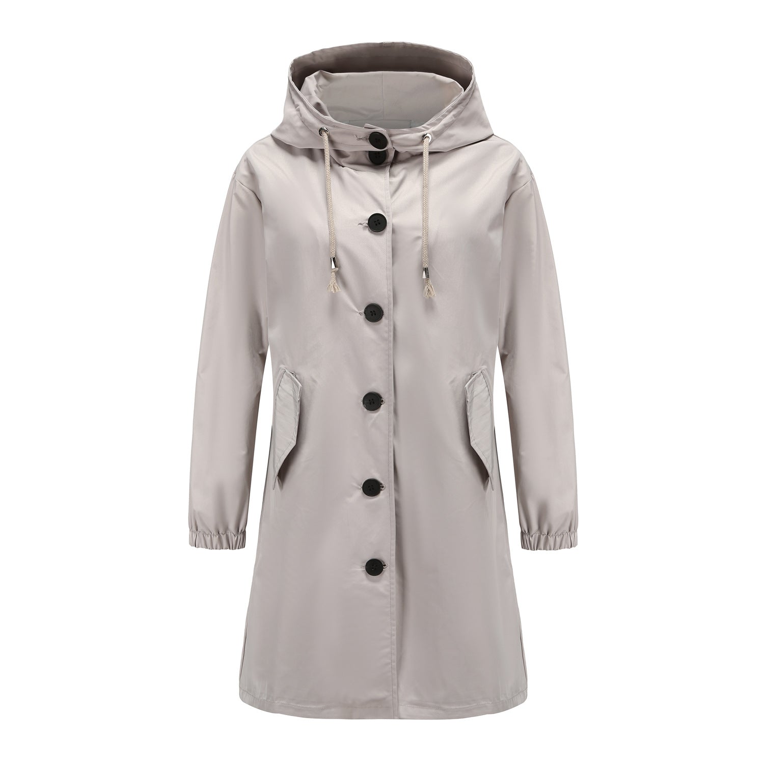 Veste de pluie imperméable décontractée pour femmes avec capuche | Parfaite pour les activités de plein air