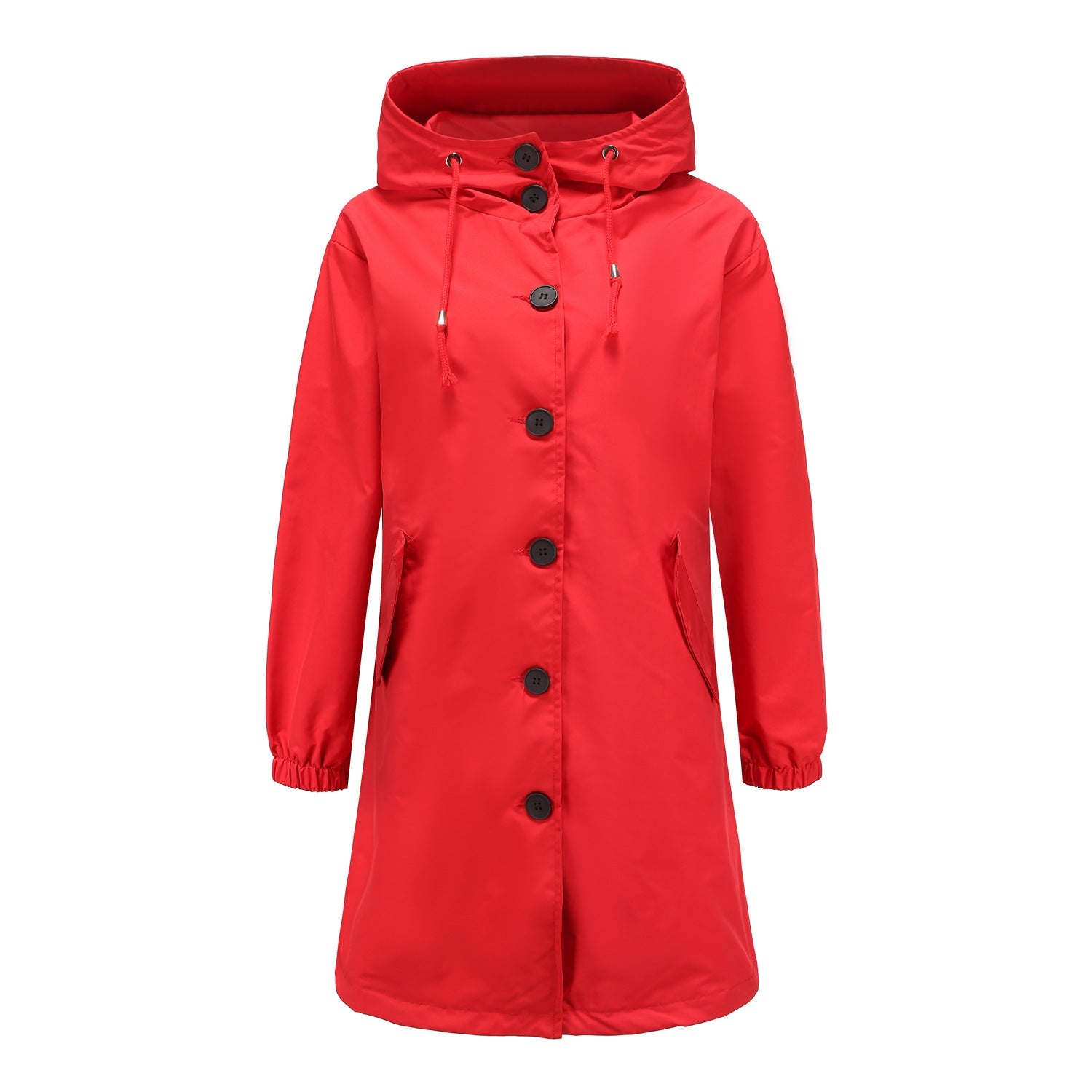 Veste de pluie imperméable décontractée pour femmes avec capuche | Parfaite pour les activités de plein air